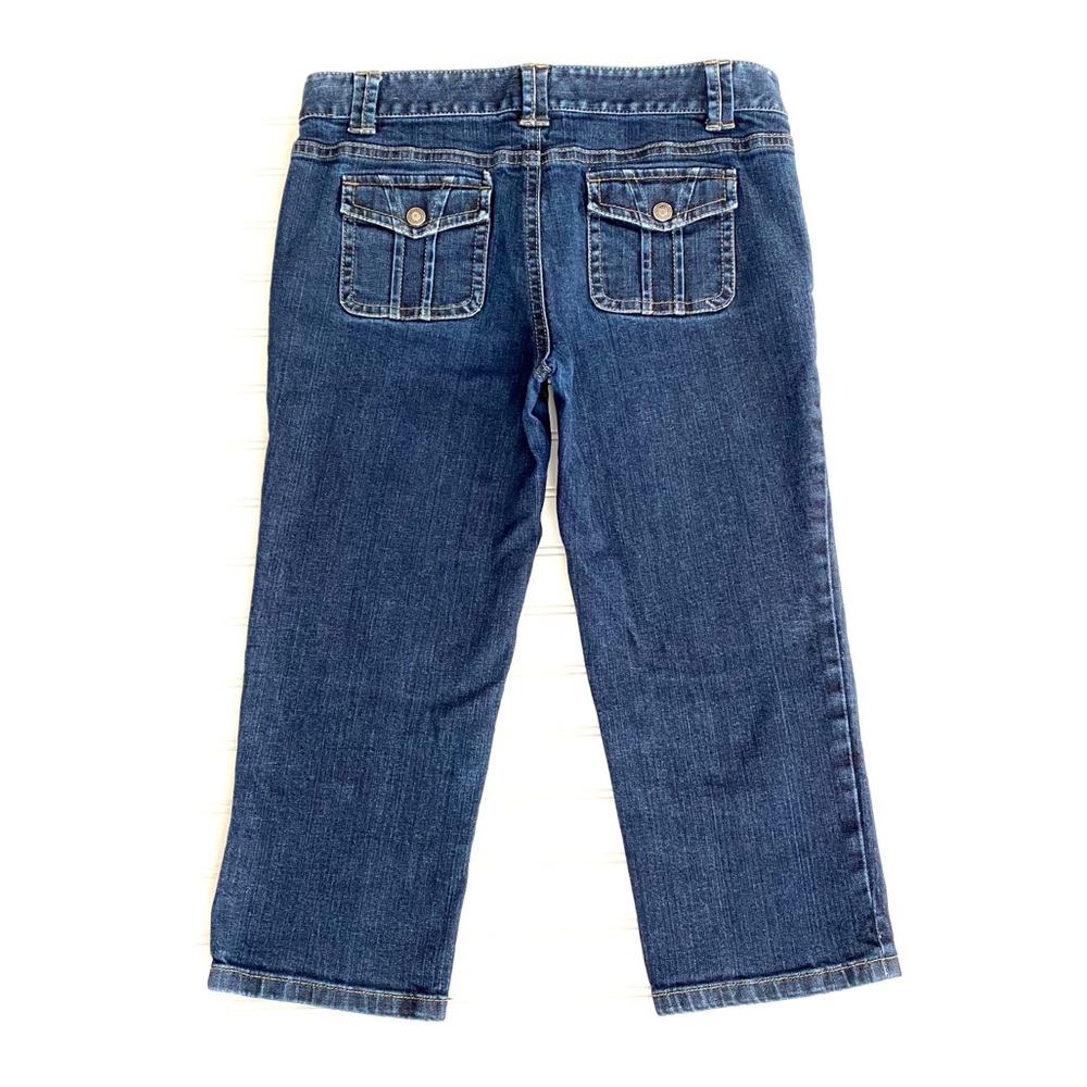 Ann Taylor Modern Fit Lindsay Waist Denim Capri Jeans Women’s Size 10 - Picture 2 of 12